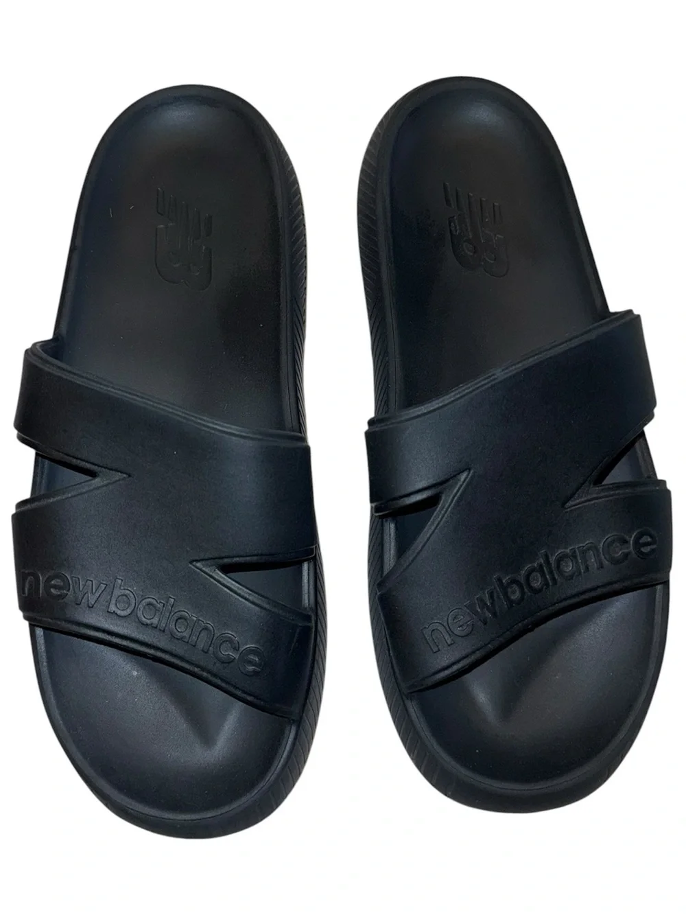 NWOT New Balance Men’s 200XL Logo Waterproof Slides Size 13 Black
